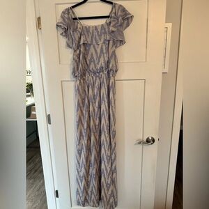 Stylish Zigzag Maxi Dress